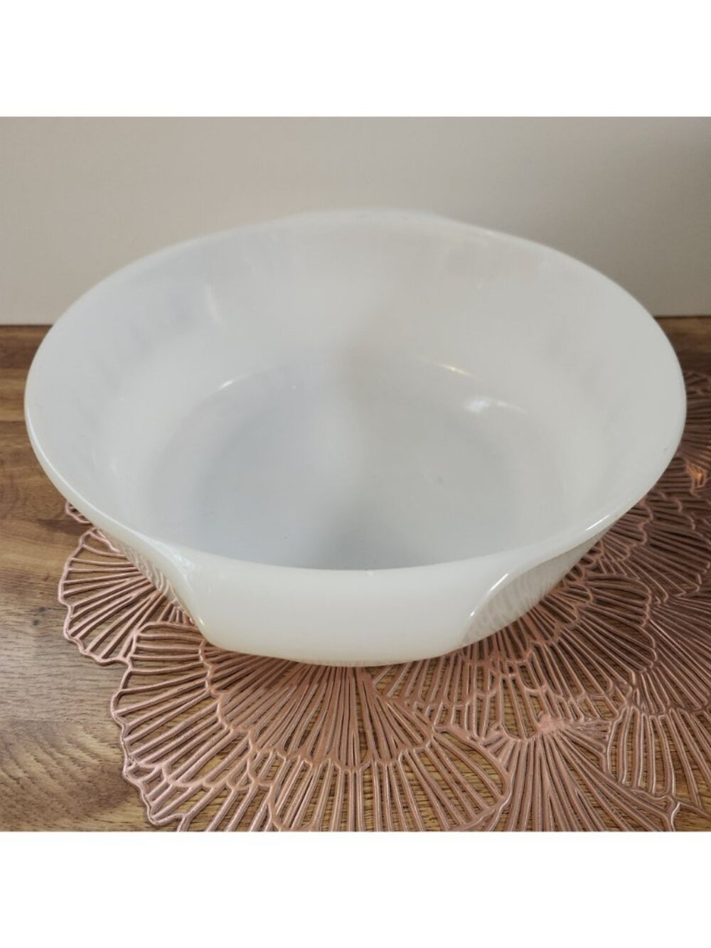 Fire King Candle Glow 10" Round Casserole Dish Anchor Hocking Atomic Starburst - Picture 9 of 14